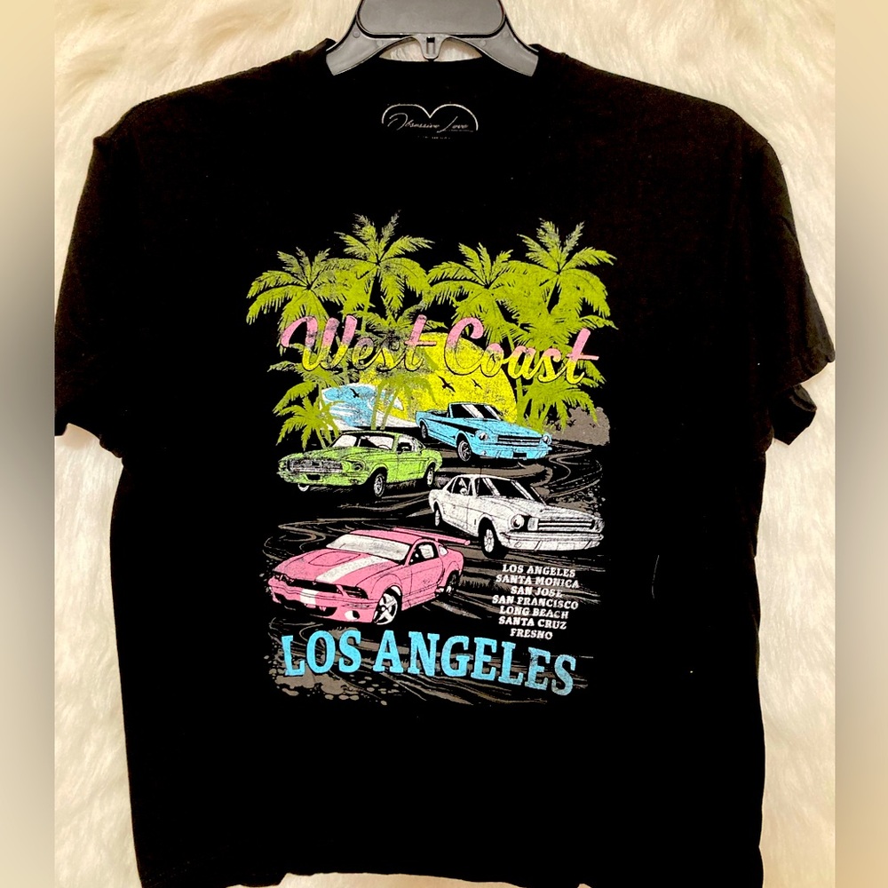 Los Angeles Muscle Car T-shirt Size L
